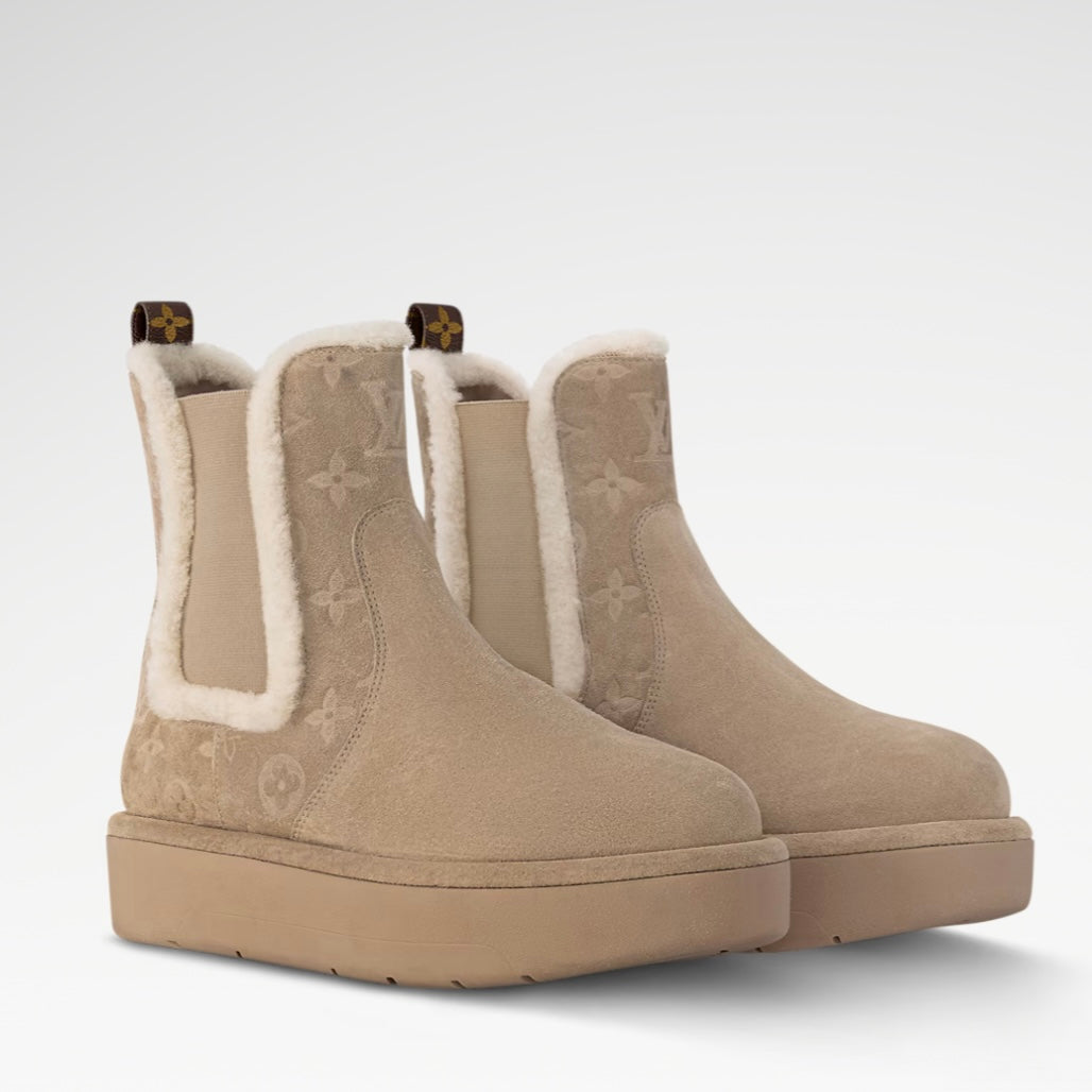 Bottine Chel**a As**n beige